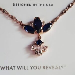 Bomb Party Dreams of Shimmering Love Necklace September 2024 Sapphire NEW